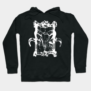 Gothic Ram Skull Hoodie